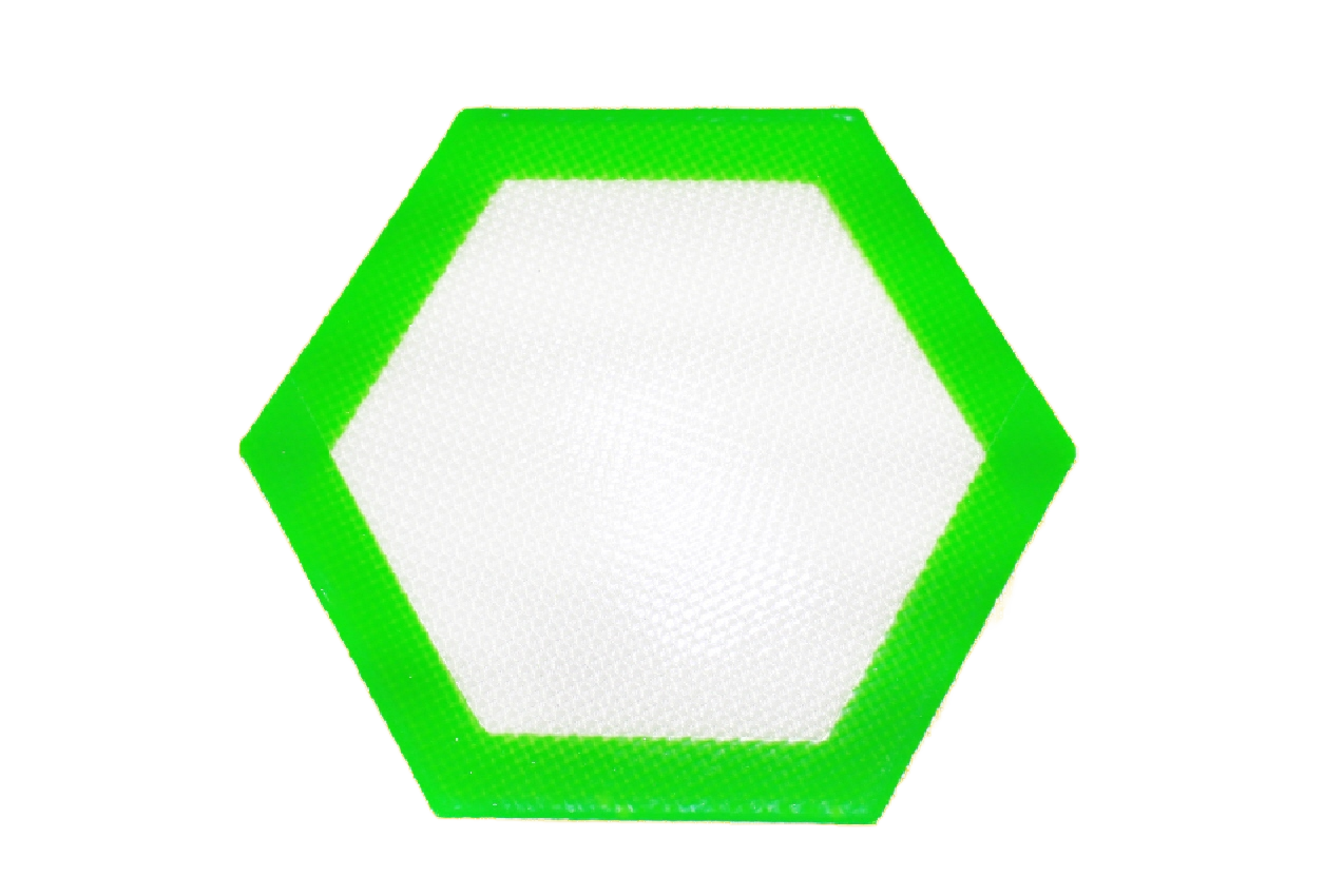 The Hexagon Silicon Dab Mat is ultra-soft, flexible, and lightweight. It's also heat-resistant and non-slip, so you don't have to worry about spilling anything or burning your workspace.you'll enjoy using this mat for working with wax and oil.