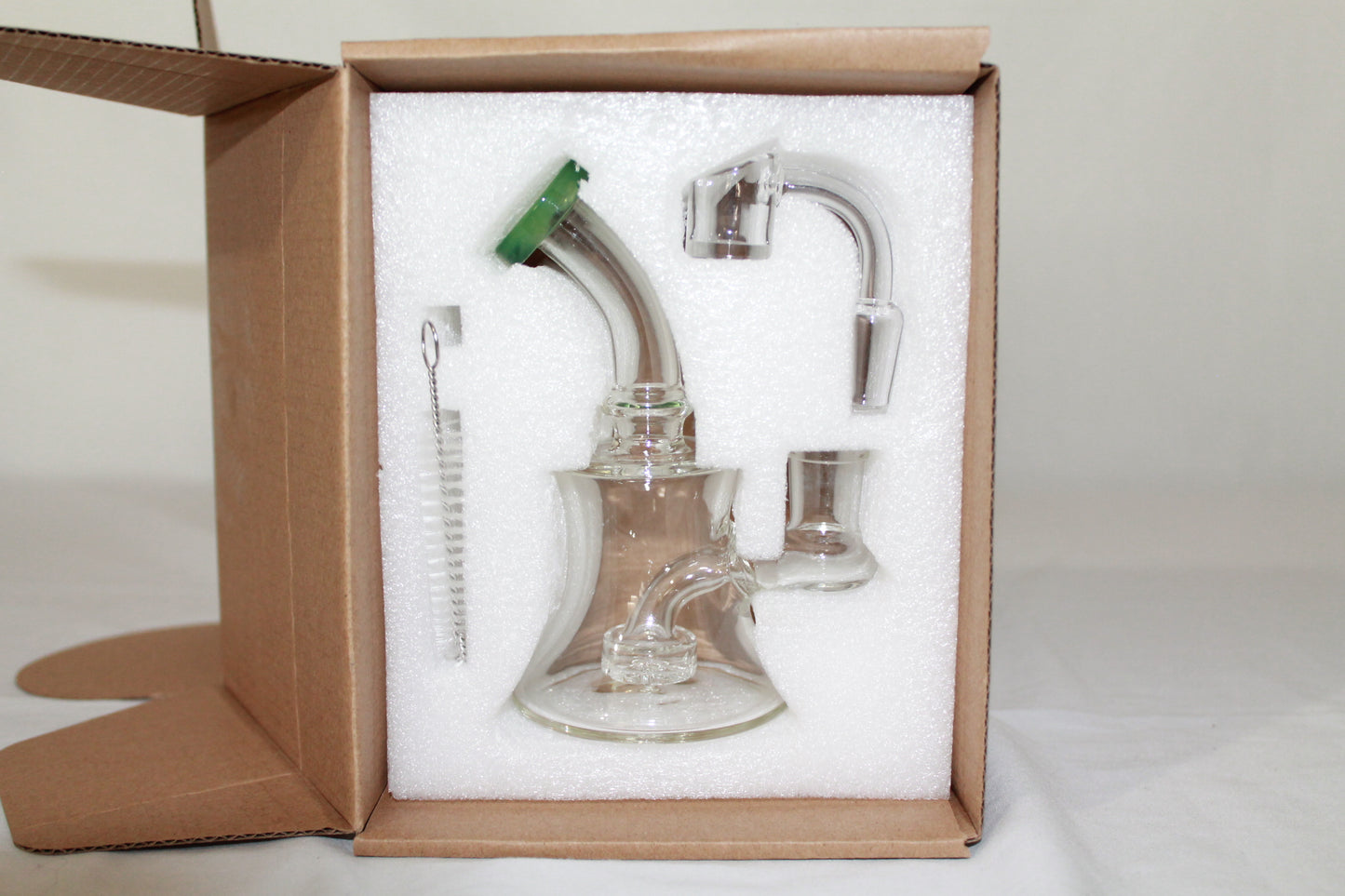 GB Banger Dab Rig 1 Dab Rig 1 Piece Quartz Banger 1 Piece Cleaning Brush