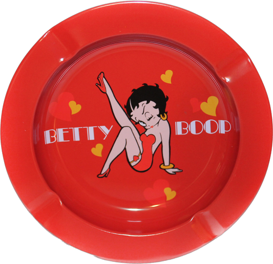 This vintage style Betty Boop ashtray has a 5 1\4" diameter and an old school bar look. It's sure to add a touch of nostalgia to any room.

Always select style (in the drop down menu above) and quantity&nbsp;before purchasing your ashtray !!!!!