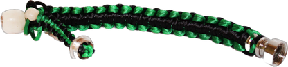 This Black and Green Bracelet Black and Green Bracelet Pipe is perfect for your backpack or bike. It has a 10" cord.