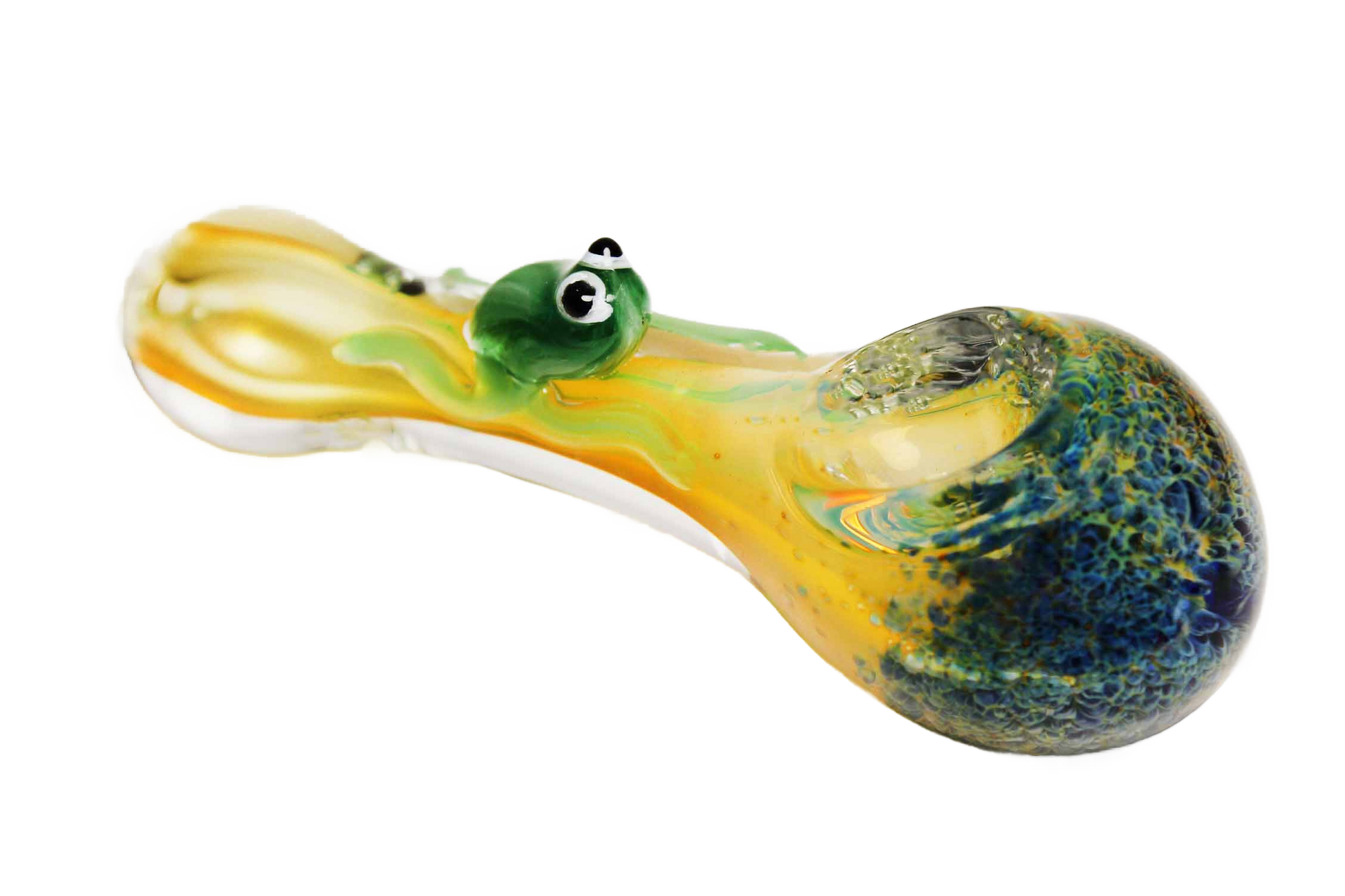 This color-changing Frog Pipe is a great conversation starter. It changes colors while you're smoking, and the frog design is really cool.