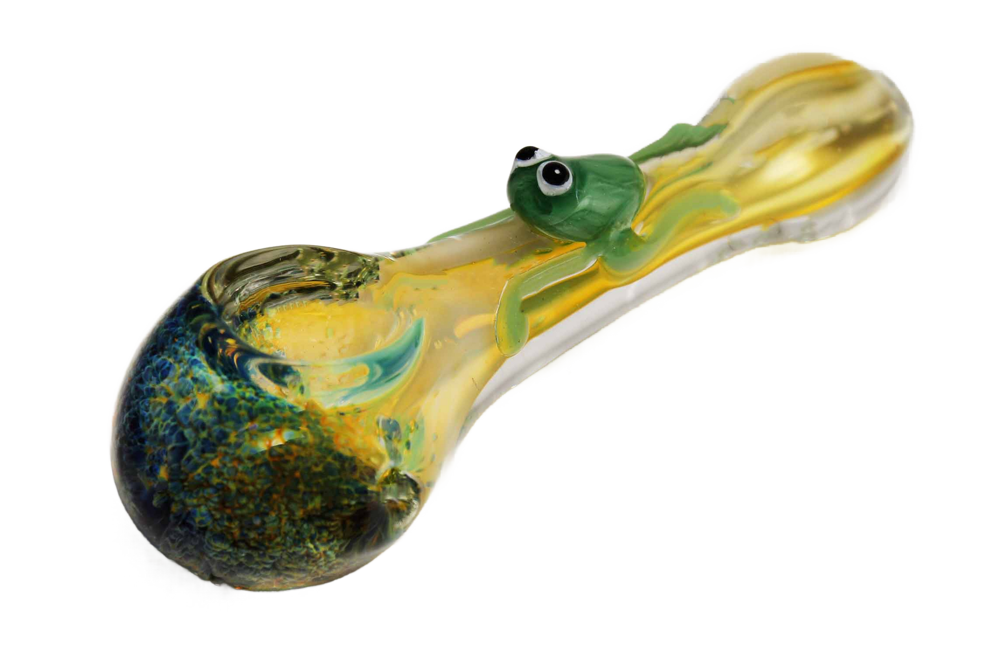 This color-changing Frog Pipe is a great conversation starter. It changes colors while you're smoking, and the frog design is really cool.