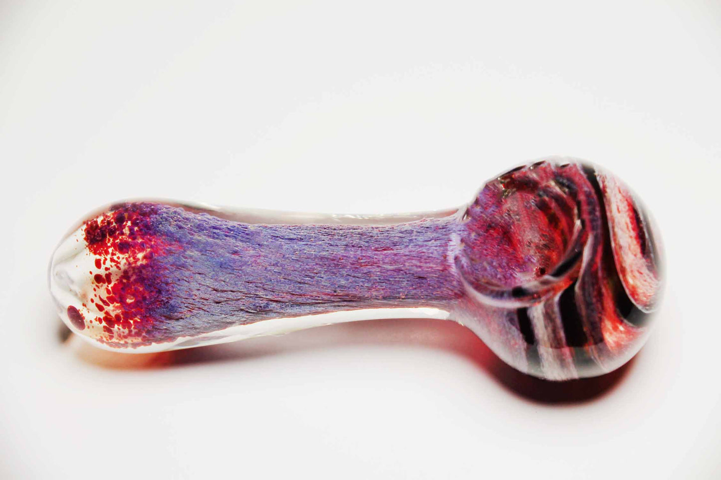 Red with Swirl, Color Changing Pipe