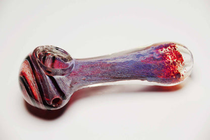 Red with Swirl, Color Changing Pipe